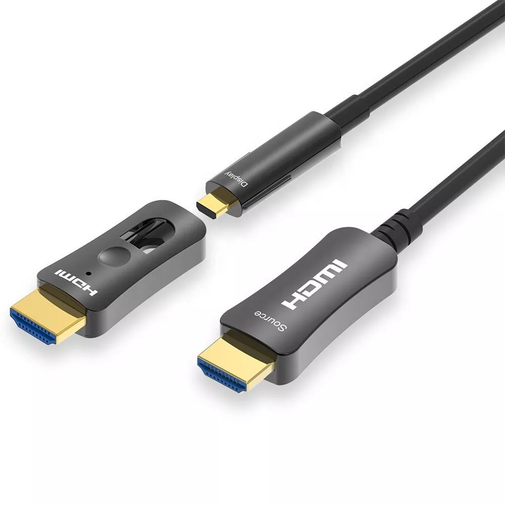 Aktív optikai HDMI Type-A – Type-D
