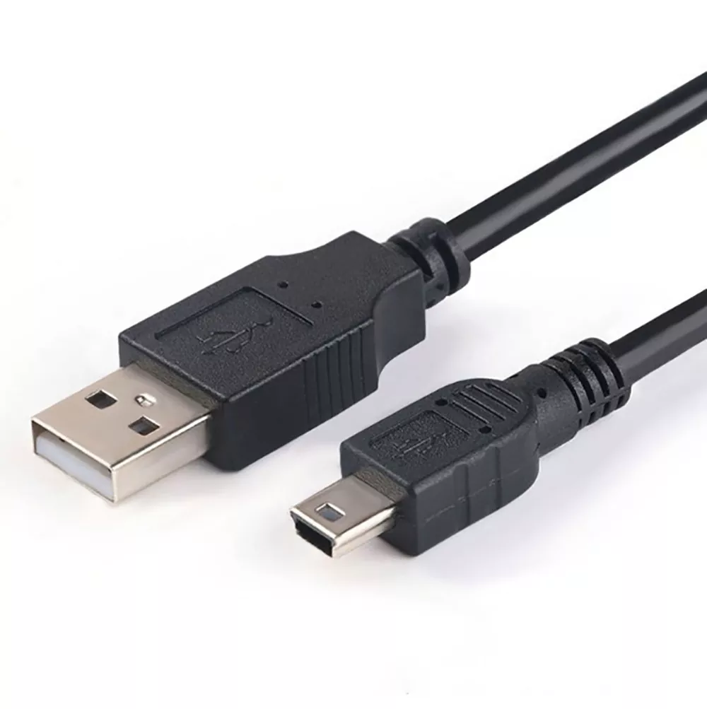 USB 2.0 A dugasz és Mini B közötti kábel
