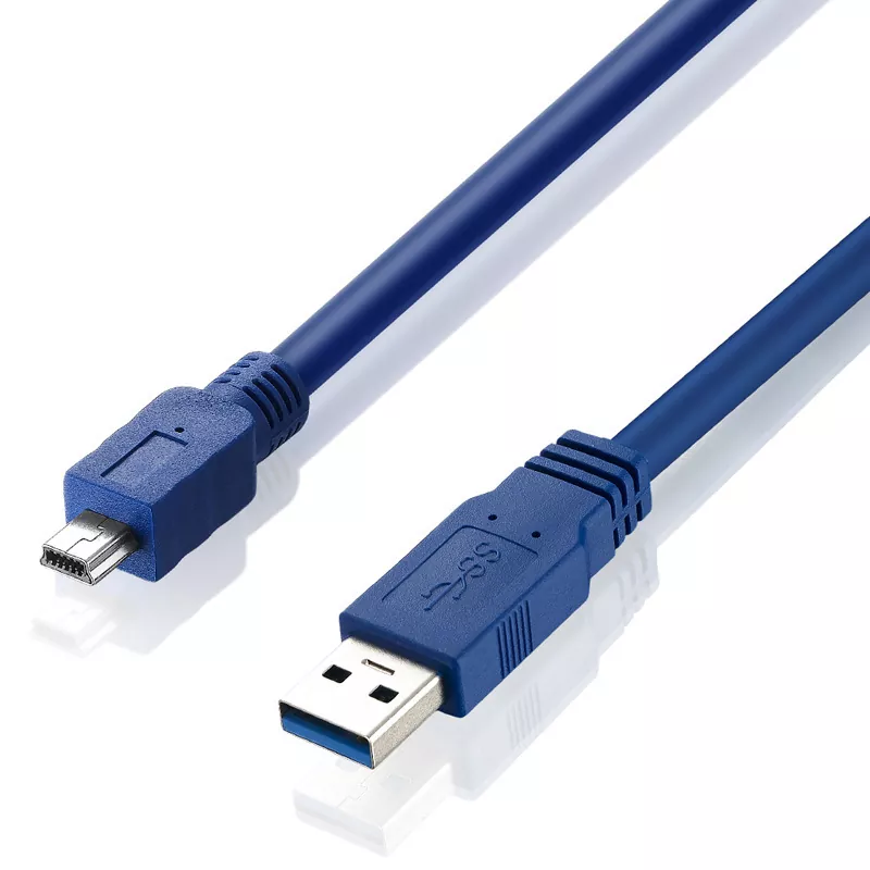 USB 3.0 A dugó – Mini B kábelek